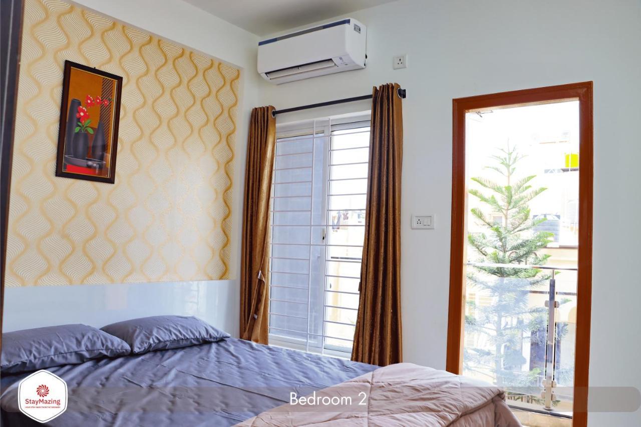 Staymazing-1,2 & 3 Bhk Ac Apartments In Hebbal-5Mins To Manyata-30Mins To Airport Bangalore Eksteriør billede