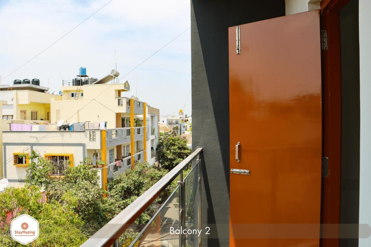 Staymazing-1,2 & 3 Bhk Ac Apartments In Hebbal-5Mins To Manyata-30Mins To Airport Bangalore Eksteriør billede