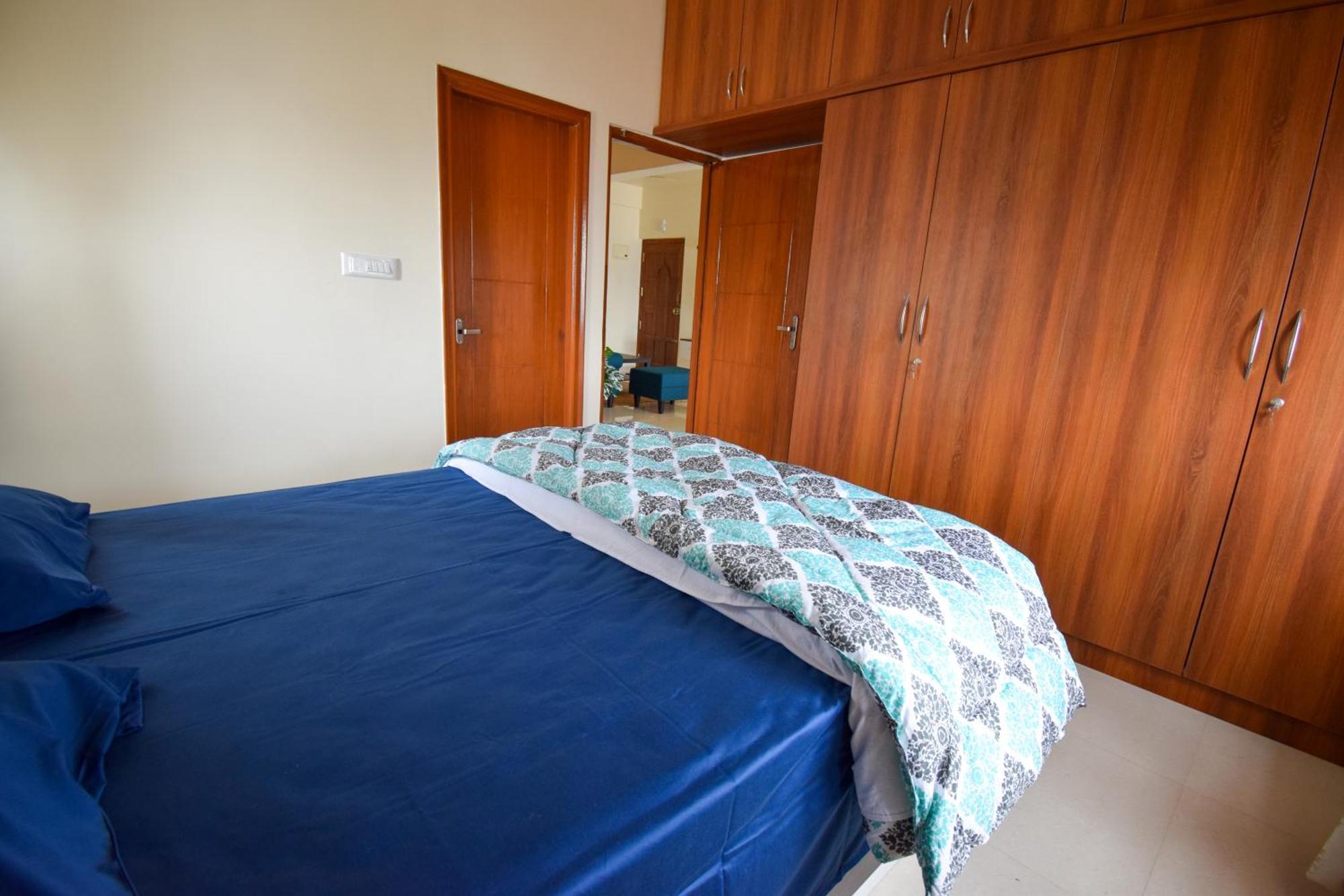 Staymazing-1,2 & 3 Bhk Ac Apartments In Hebbal-5Mins To Manyata-30Mins To Airport Bangalore Eksteriør billede