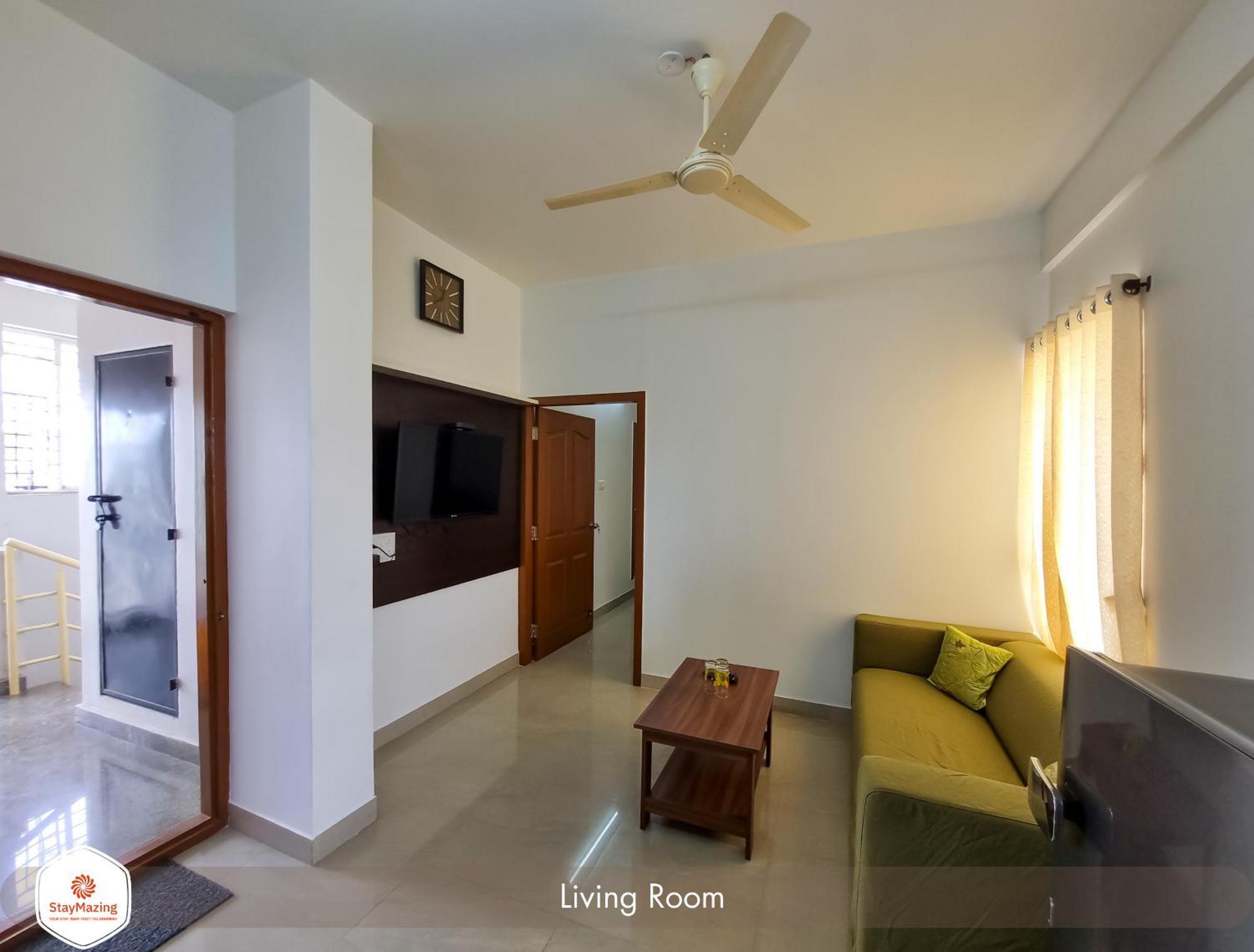 Staymazing-1,2 & 3 Bhk Ac Apartments In Hebbal-5Mins To Manyata-30Mins To Airport Bangalore Eksteriør billede