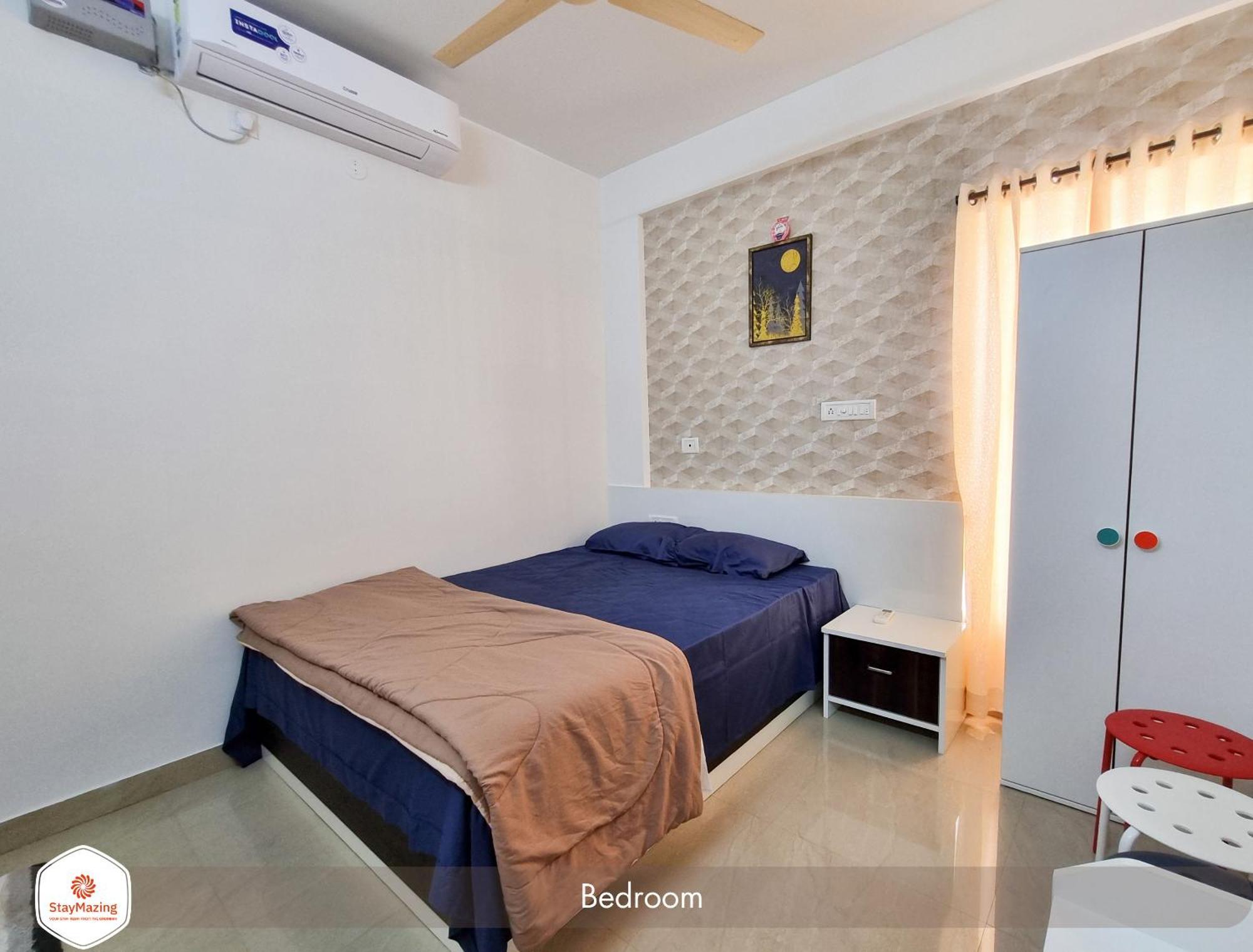 Staymazing-1,2 & 3 Bhk Ac Apartments In Hebbal-5Mins To Manyata-30Mins To Airport Bangalore Eksteriør billede